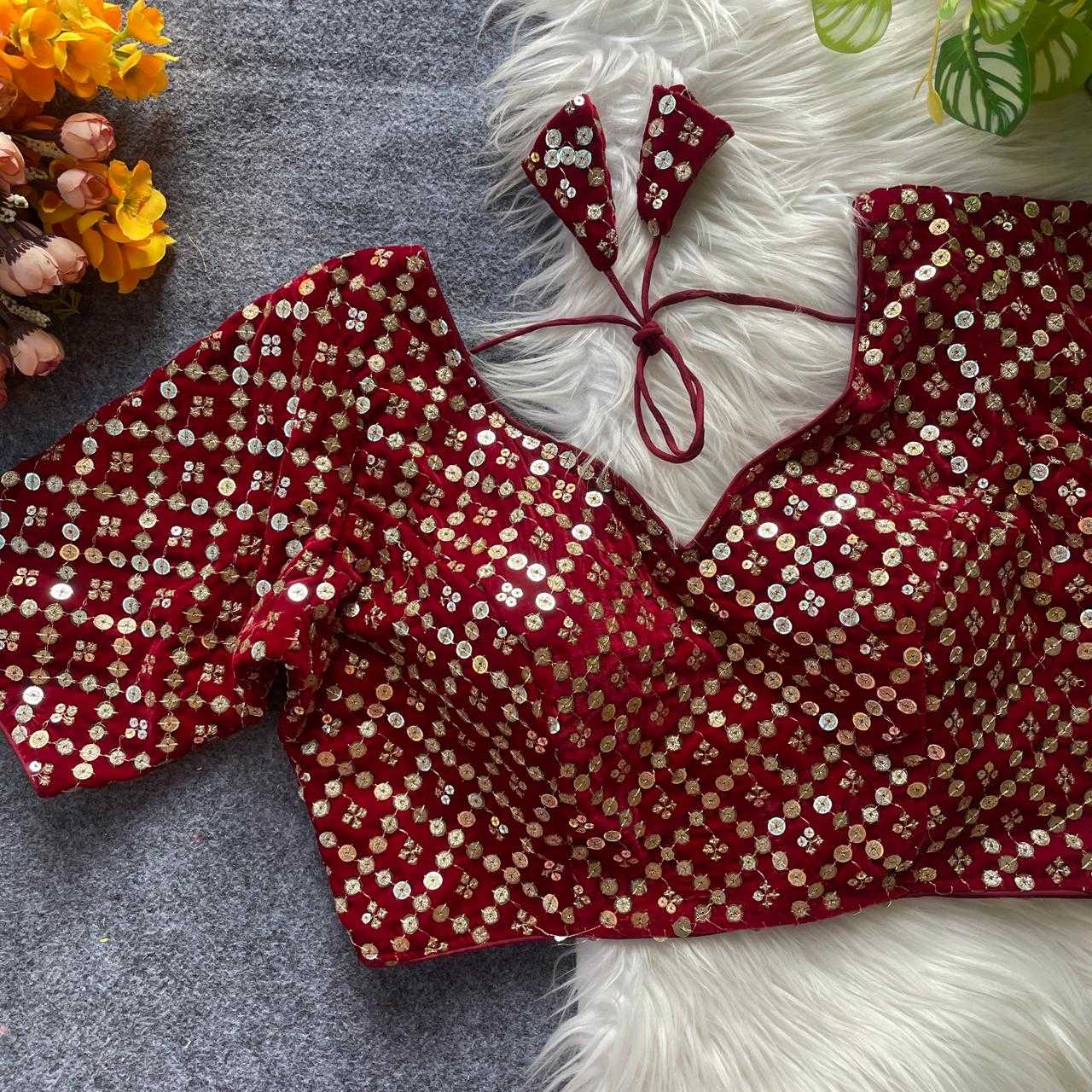 VELVET BLOUSE