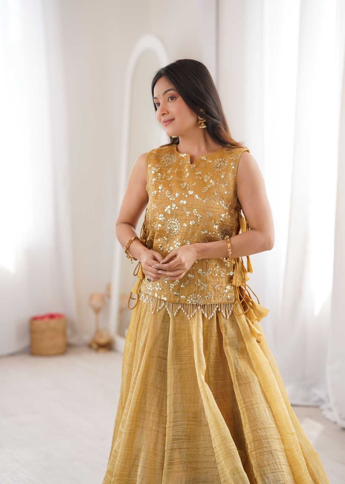 YELLOW LEHENGA