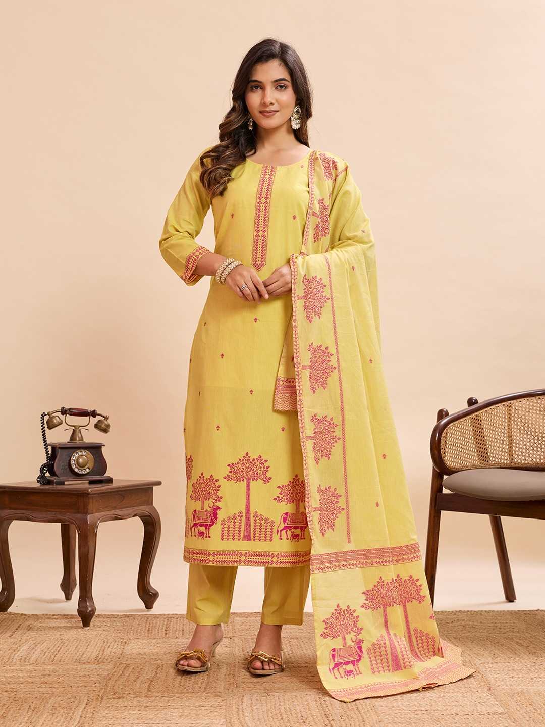 YELLOW SALWAR SUIT