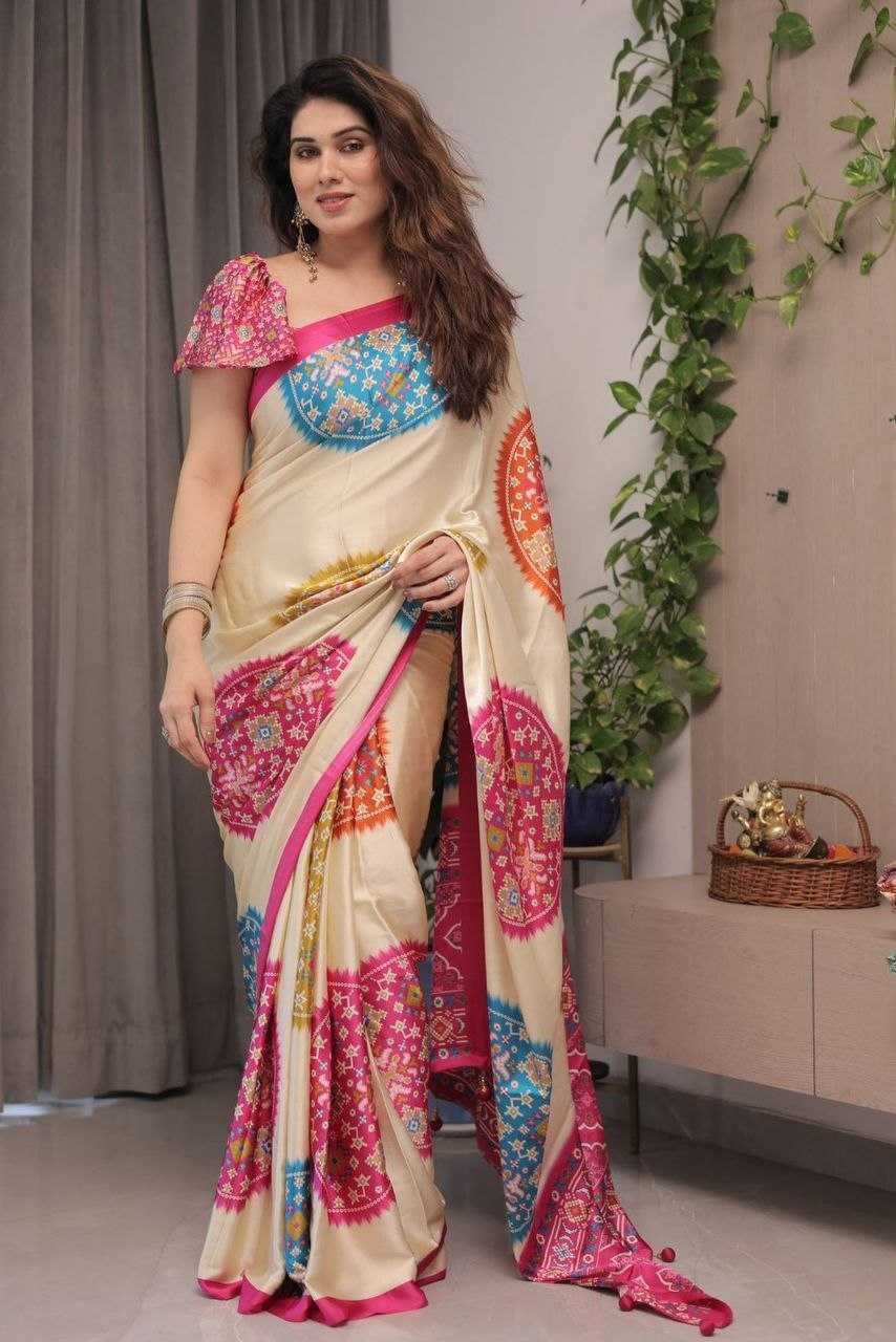FANCY PRINTED SILK SAREES