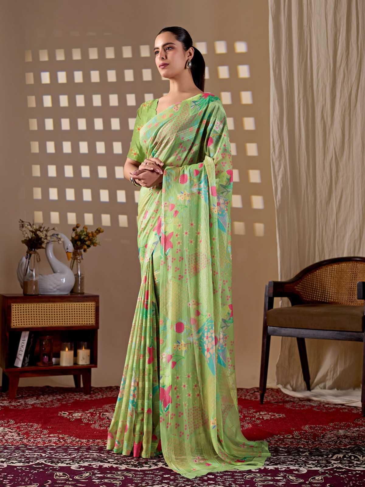 GREEN SAREES