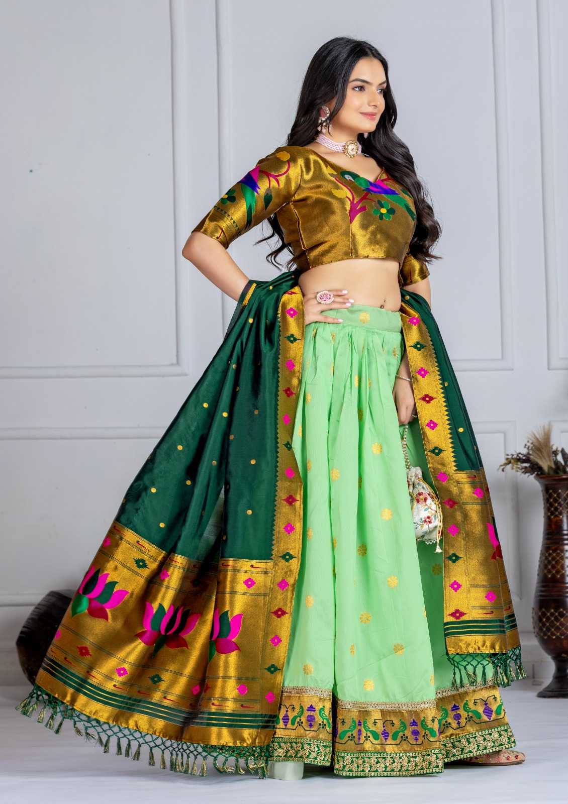 EMBROIDERED LEHENGA