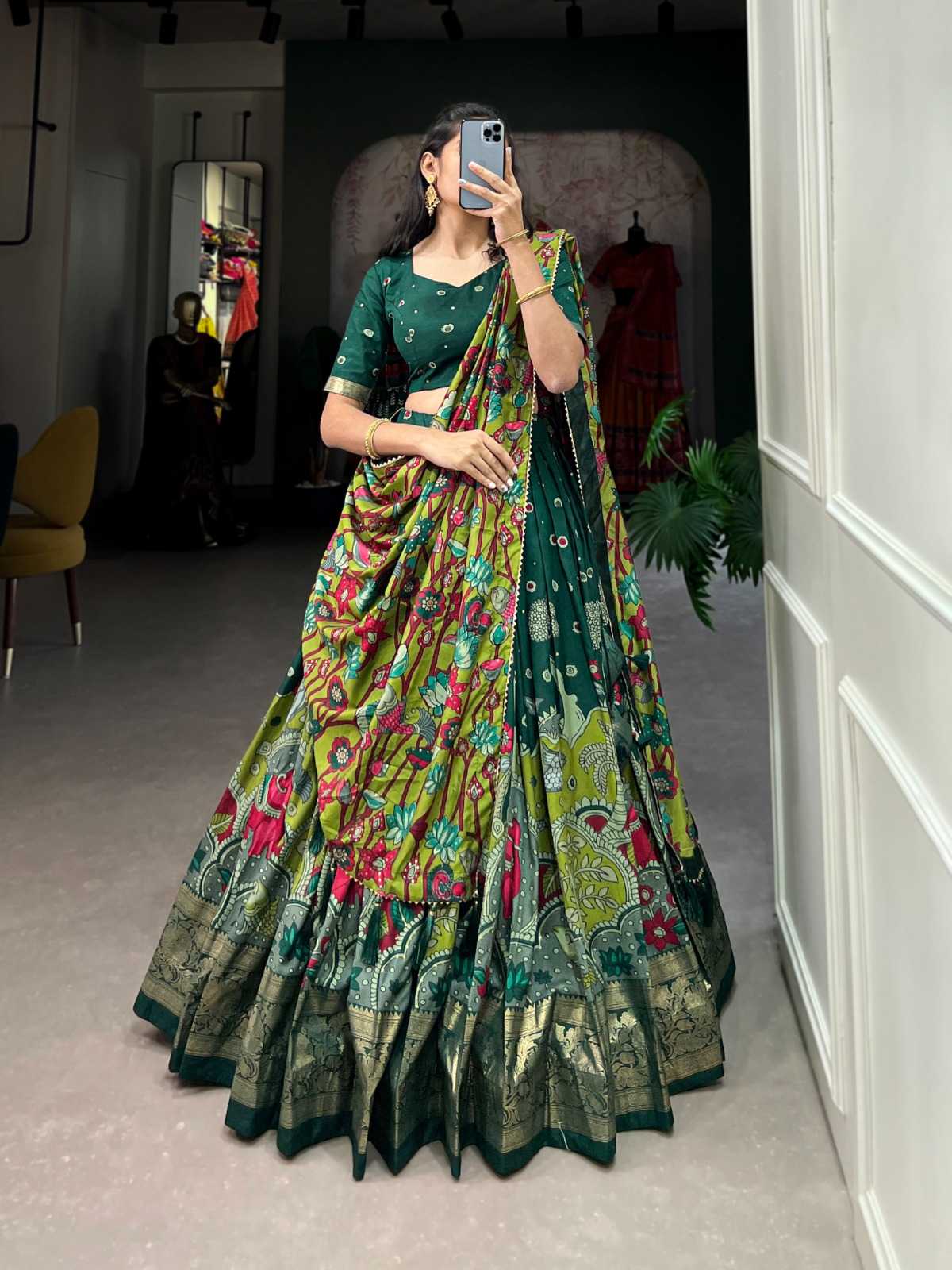 KALAMKARI LEHENGA