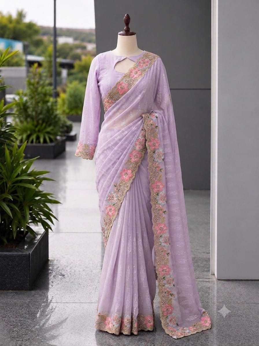 STONE WORK SAREE