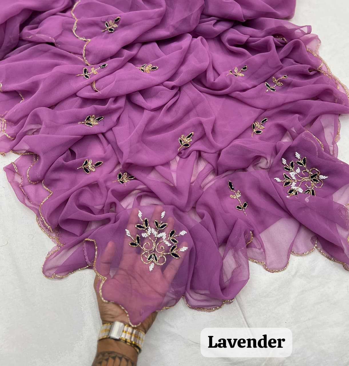 CUTWORK SAREE