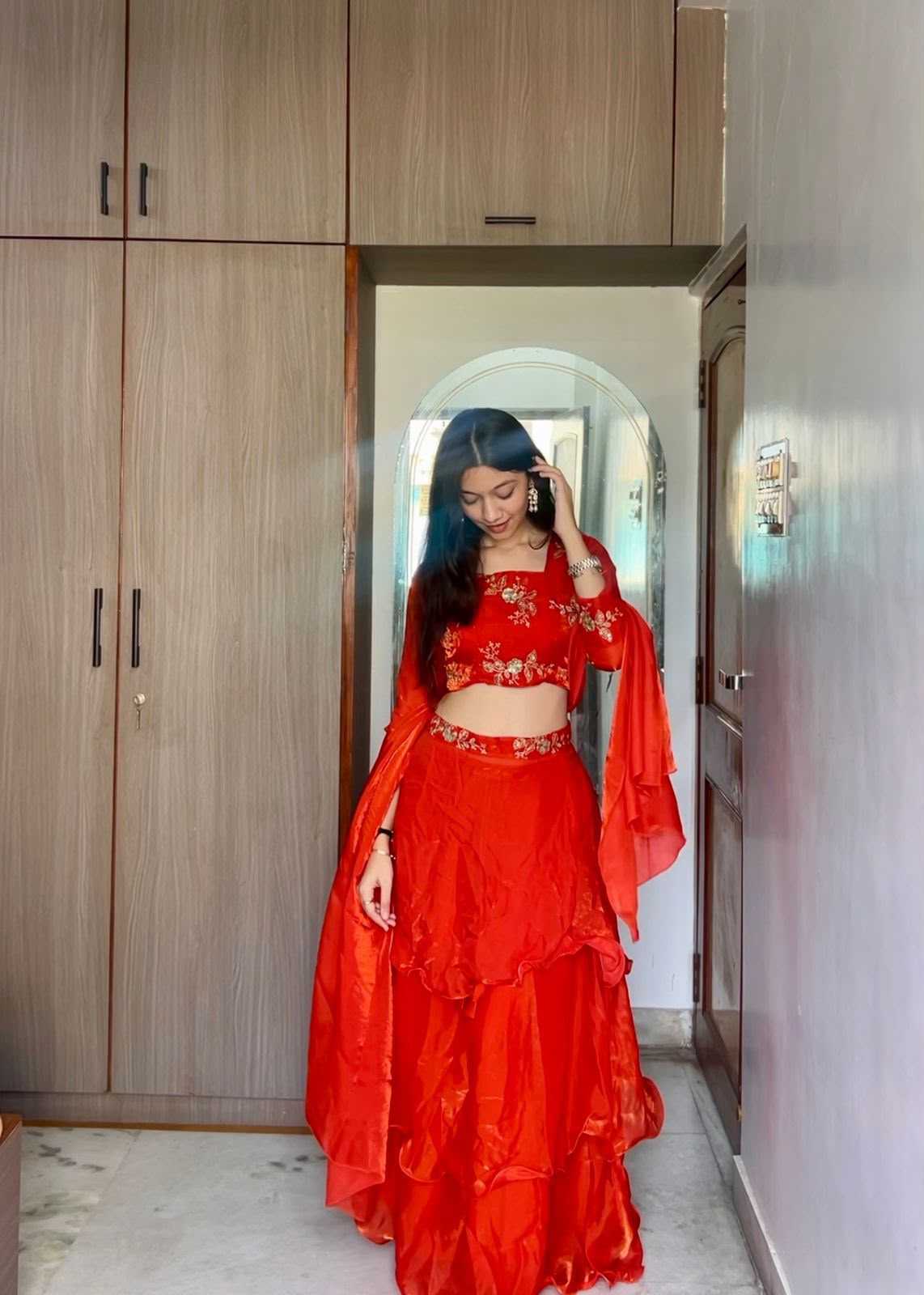  RUFFLE LEHENGA
