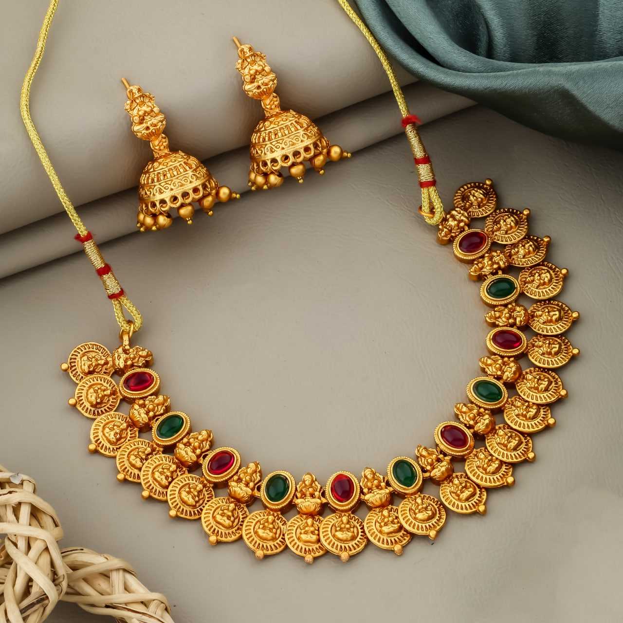 YNF Wholesale Brass Choker Necklaces KESH191 | Surat Manufacturer