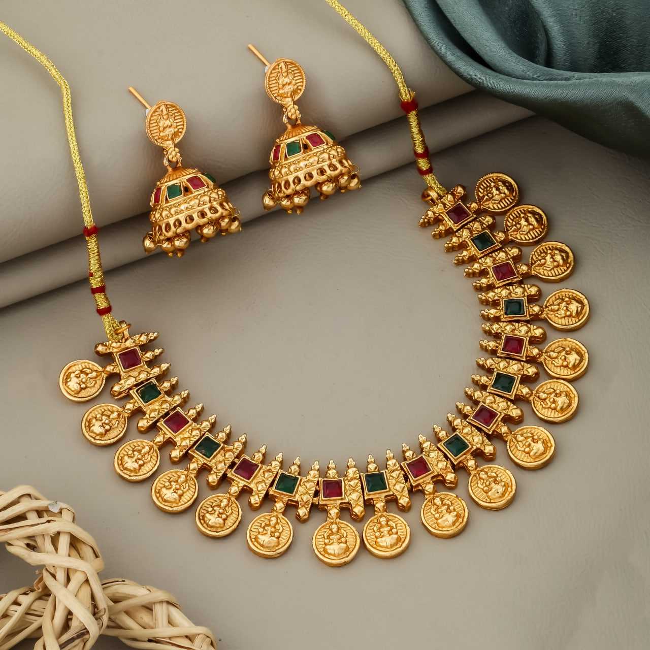YNF Wholesale Brass Choker Necklaces KESH191 | Surat Manufacturer