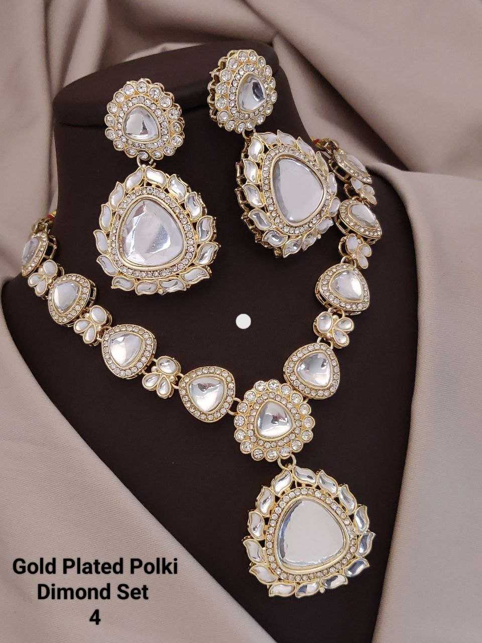 YNF Wholesale Brass AD Diamond Necklace KESH193 | Surat Manufacturer