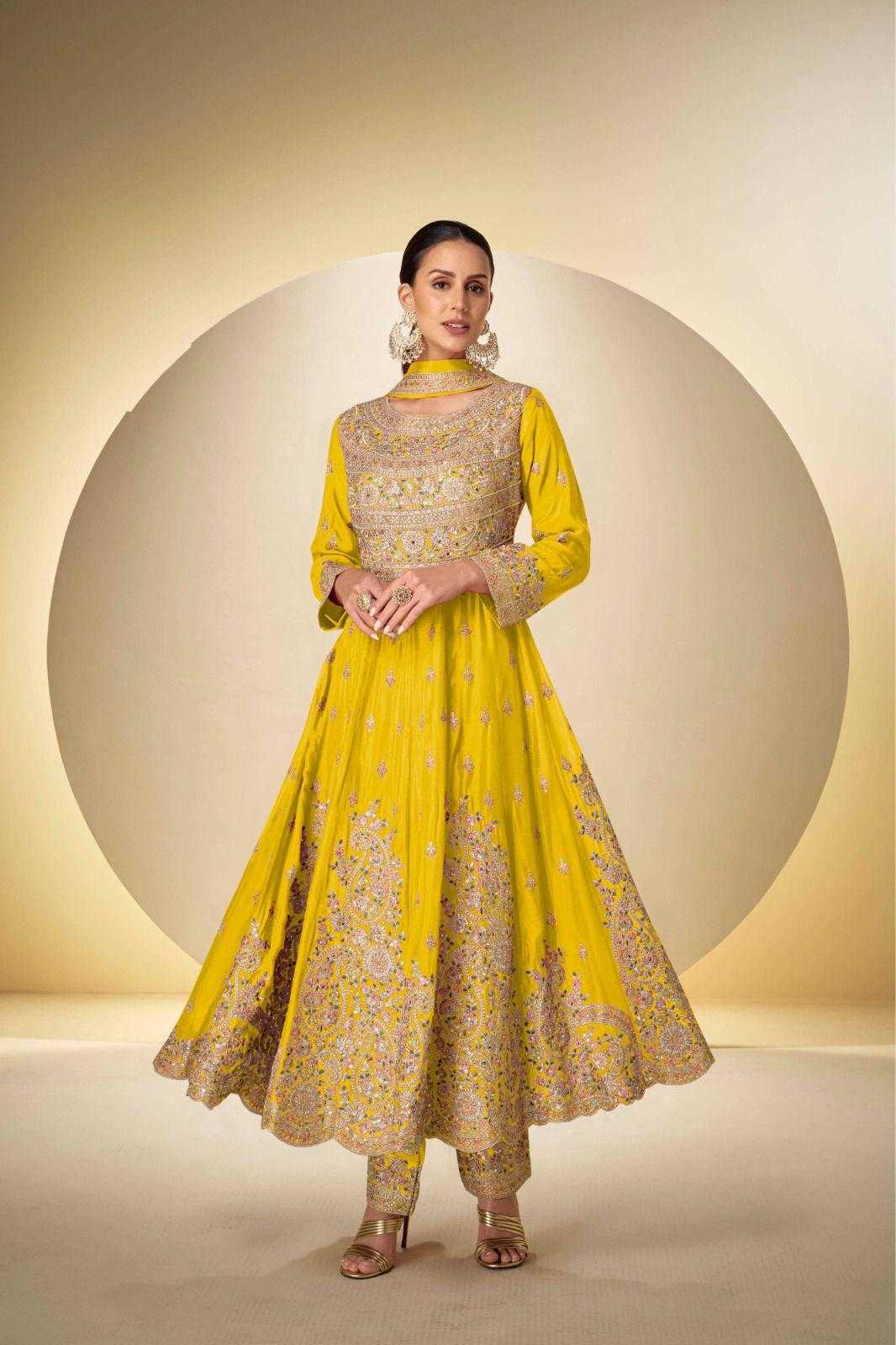 YNF Wholesale Chinon Party Wear Kurtis KESH481 Gulkayra RASBARI 7626 | Surat Manufacturer