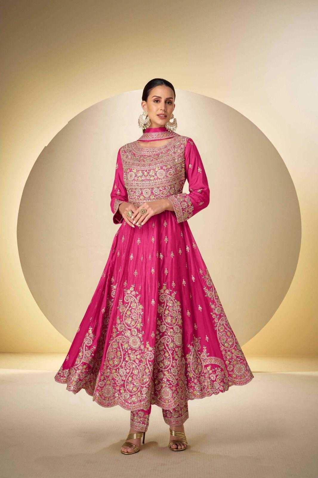 YNF Wholesale Chinon Party Wear Kurtis KESH481 Gulkayra RASBARI 7626 | Surat Manufacturer