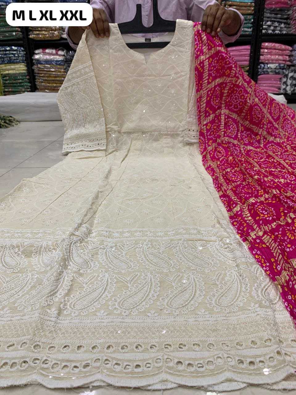 YNF Wholesale Cotton Anarkali Gown KESH613 194 | Surat Manufacturer