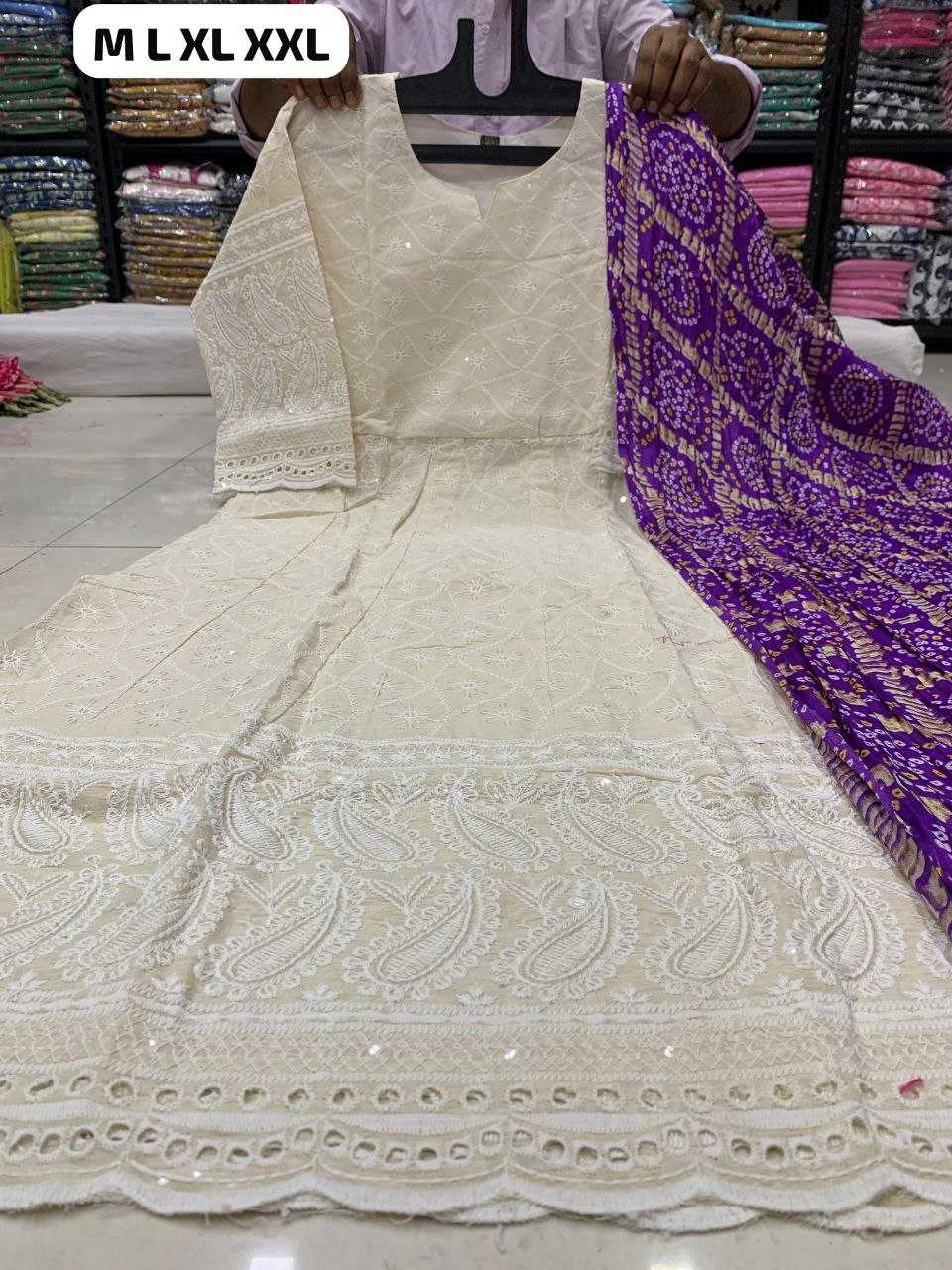 YNF Wholesale Cotton Anarkali Gown KESH613 194 | Surat Manufacturer