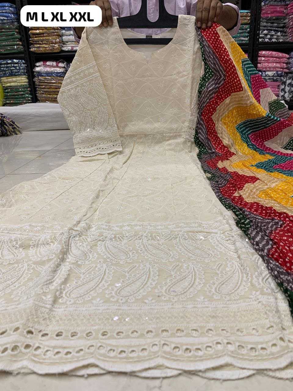 YNF Wholesale Cotton Anarkali Gown KESH613 194 | Surat Manufacturer