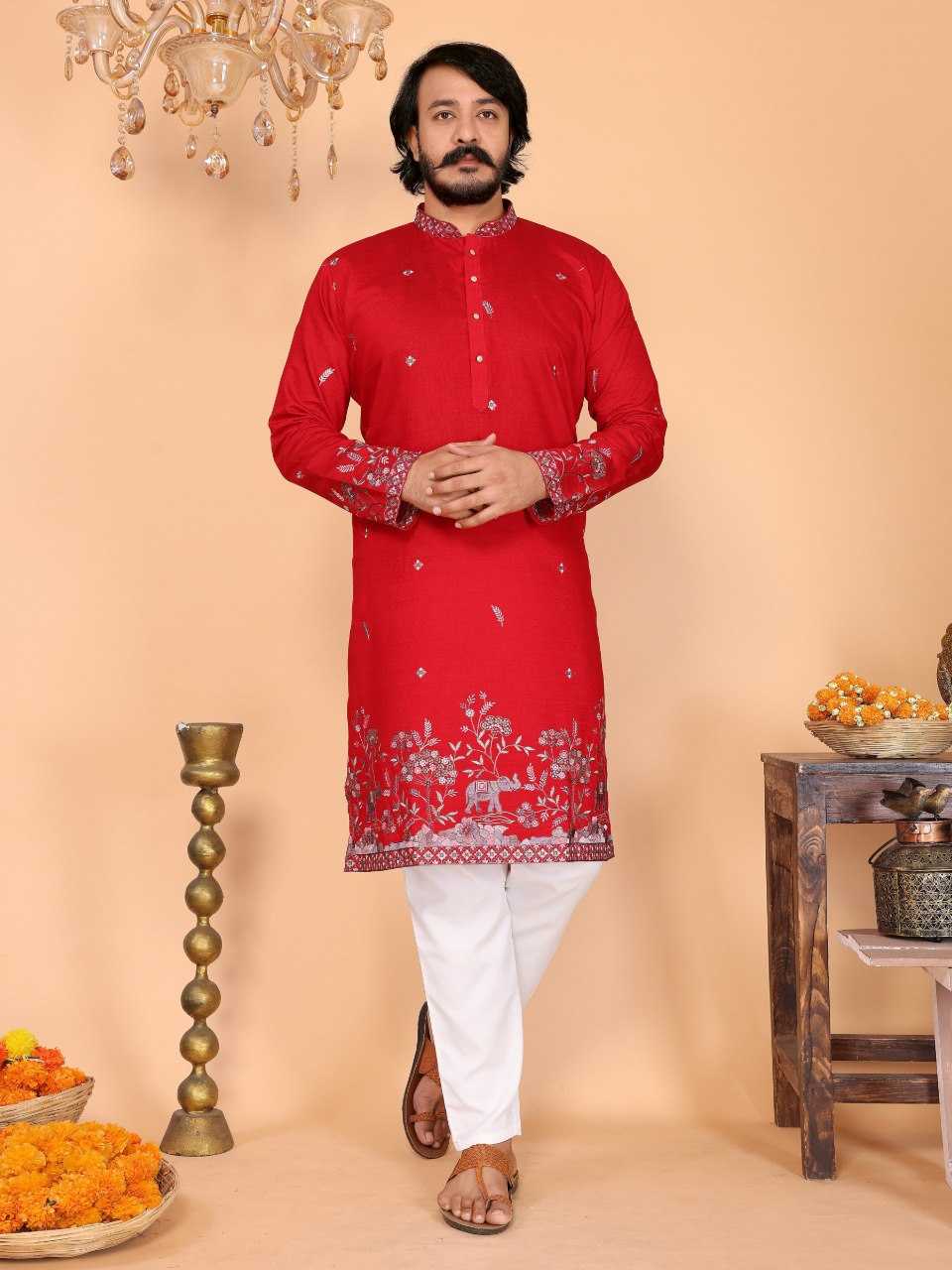 YNF Wholesale Cotton Mens Kurta Pyjama KESH629 05 | Surat Manufacturer
