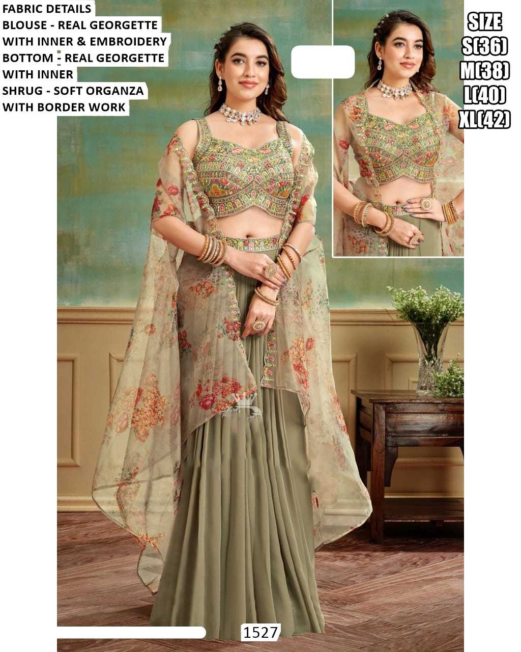 YNF Wholesale Georgette Designer dresses KESH481 1519 | Surat Manufacturer