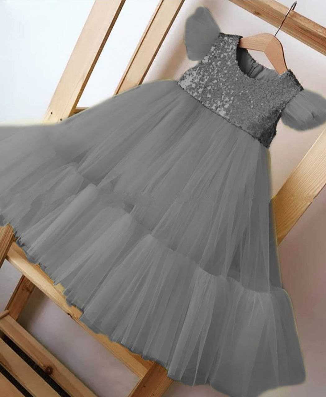 YNF Wholesale Soft Net Kids Frocks RIN157 PC KID 8013 | Surat Manufacturer