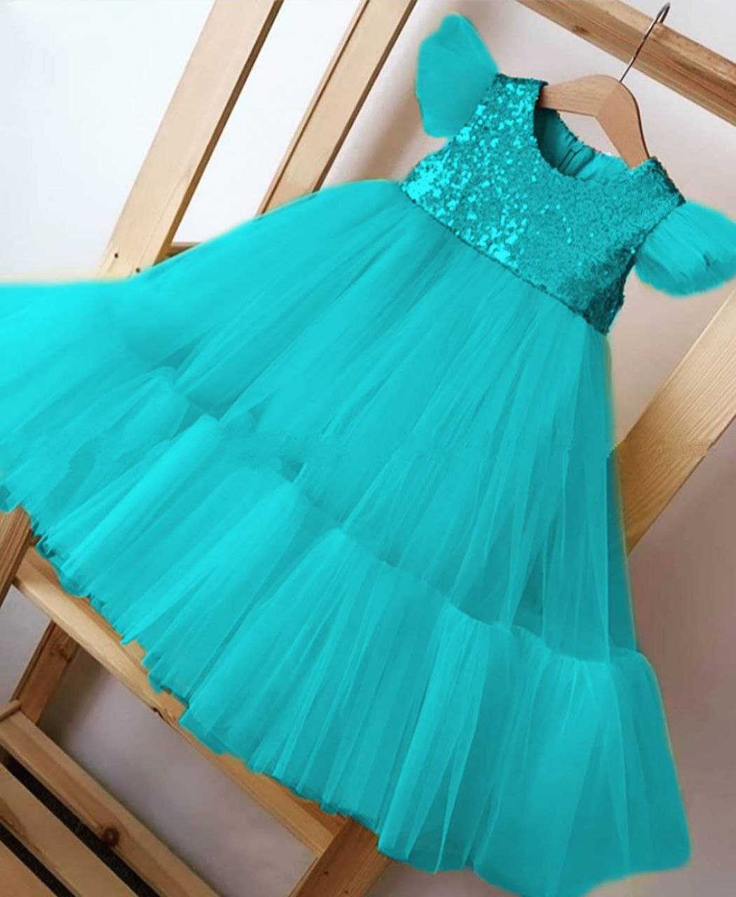 YNF Wholesale Soft Net Kids Frocks RIN157 PC KID 8013 | Surat Manufacturer