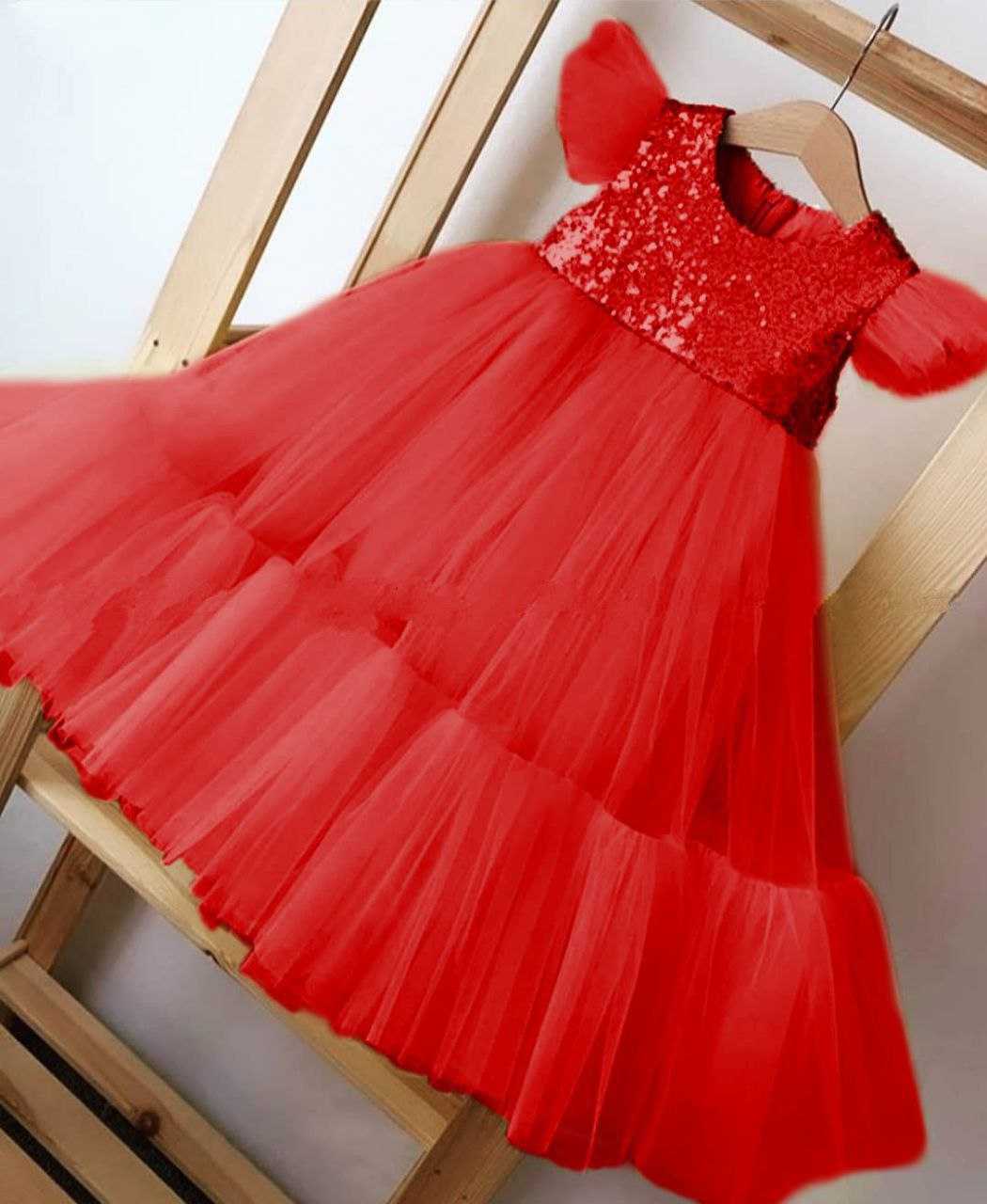 YNF Wholesale Soft Net Kids Frocks RIN157 PC KID 8013 | Surat Manufacturer