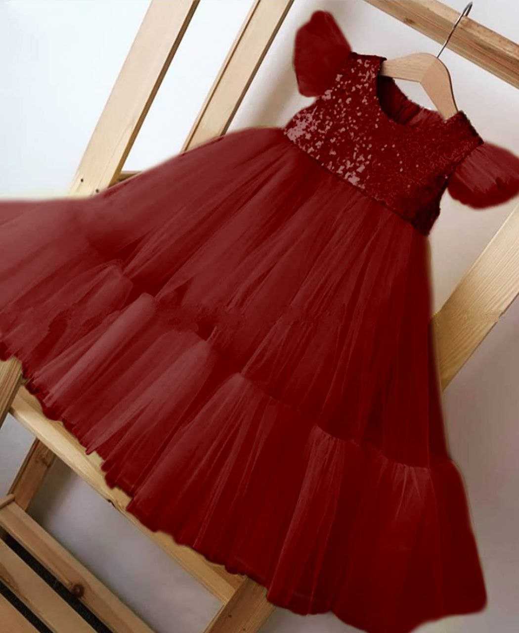 YNF Wholesale Soft Net Kids Frocks RIN157 PC KID 8013 | Surat Manufacturer