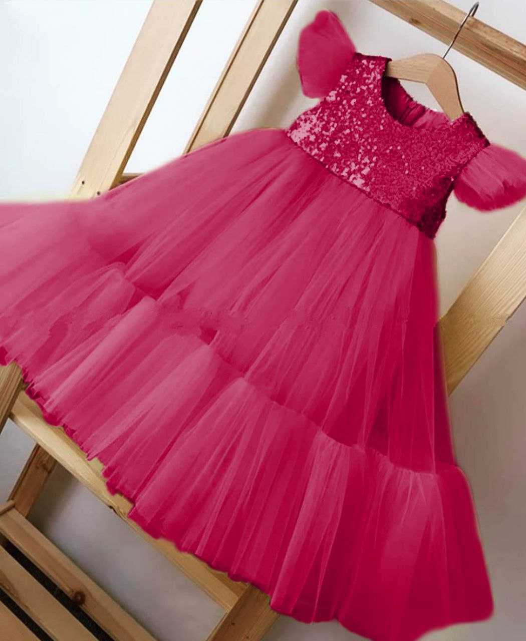 YNF Wholesale Soft Net Kids Frocks RIN157 PC KID 8013 | Surat Manufacturer