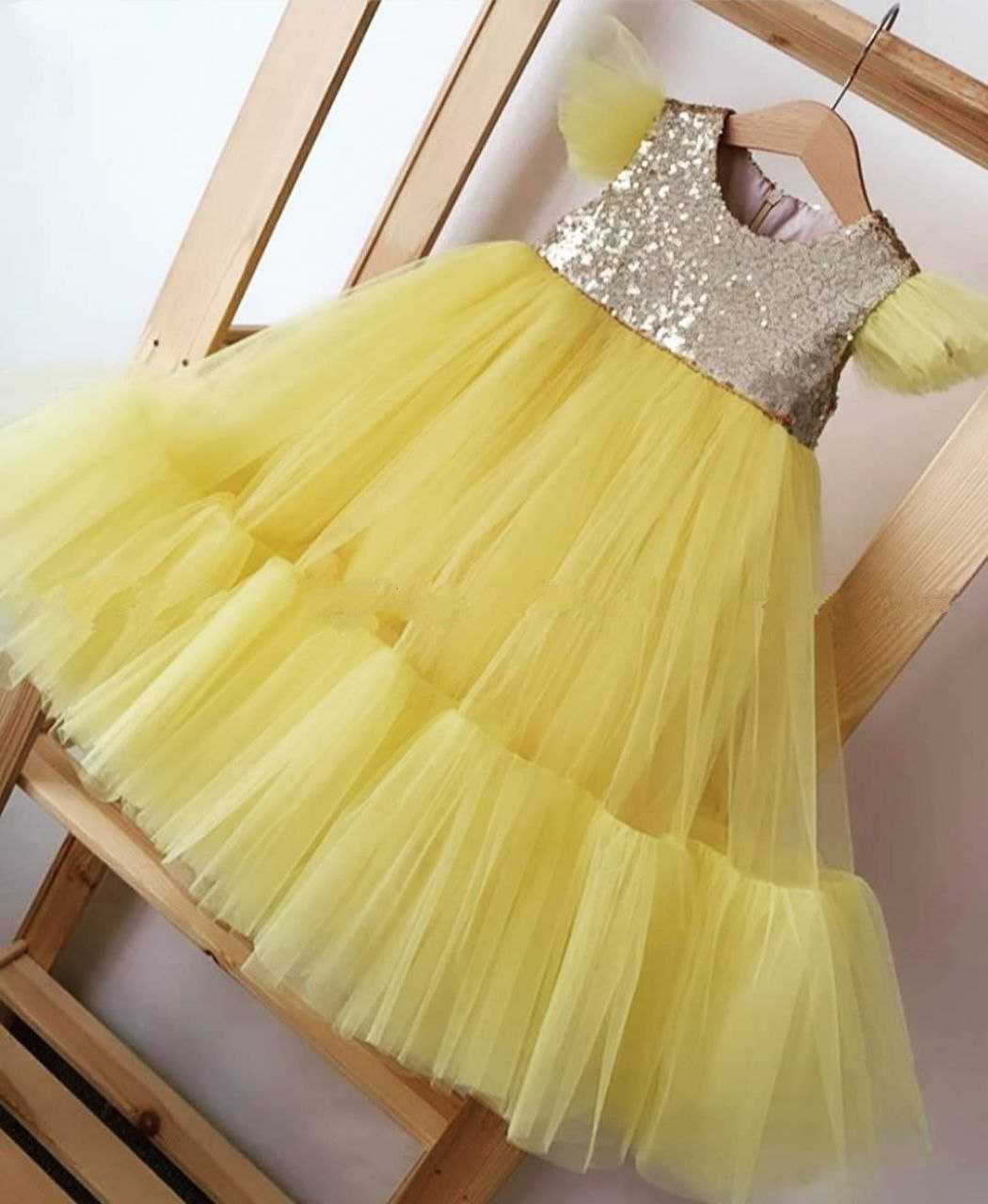 YNF Wholesale Soft Net Kids Frocks RIN157 PC KID 8013 | Surat Manufacturer