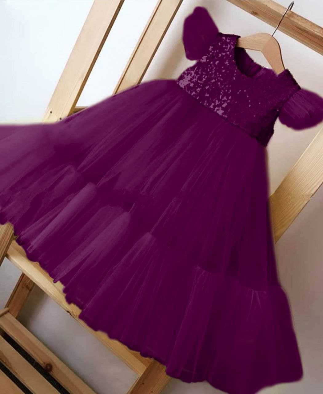 YNF Wholesale Soft Net Kids Frocks RIN157 PC KID 8013 | Surat Manufacturer
