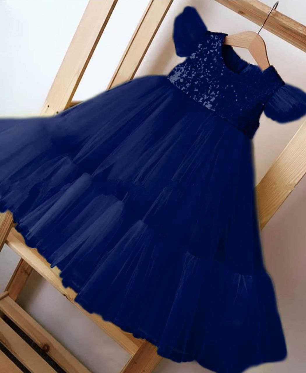 YNF Wholesale Soft Net Kids Frocks RIN157 PC KID 8013 | Surat Manufacturer