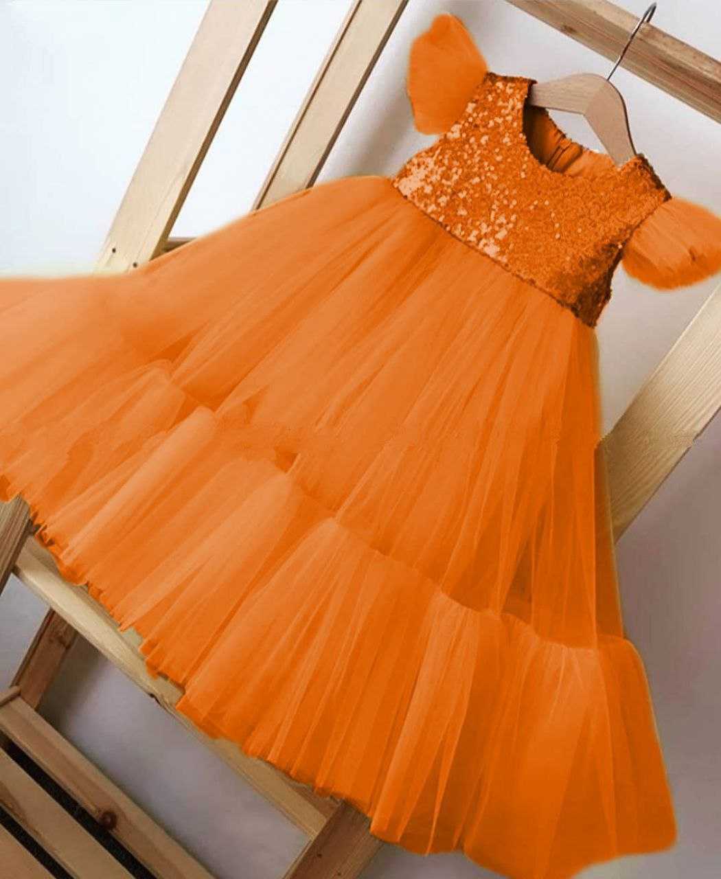 YNF Wholesale Soft Net Kids Frocks RIN157 PC KID 8013 | Surat Manufacturer