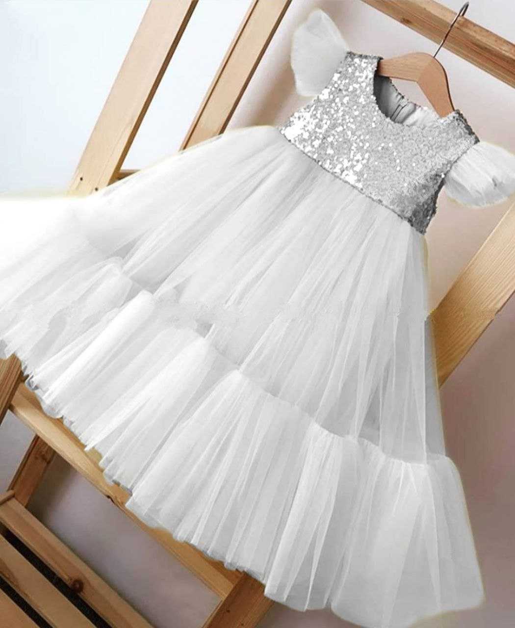 YNF Wholesale Soft Net Kids Frocks RIN157 PC KID 8013 | Surat Manufacturer