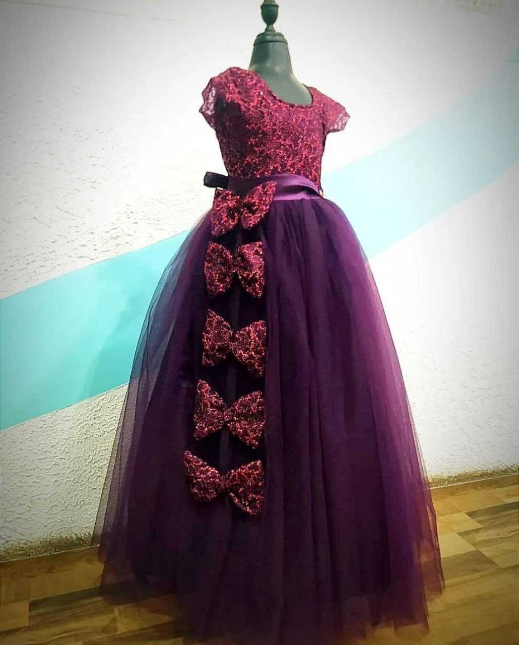YNF Wholesale Soft Net Kids Frocks RIN157 PC KID 8018 | Surat Manufacturer