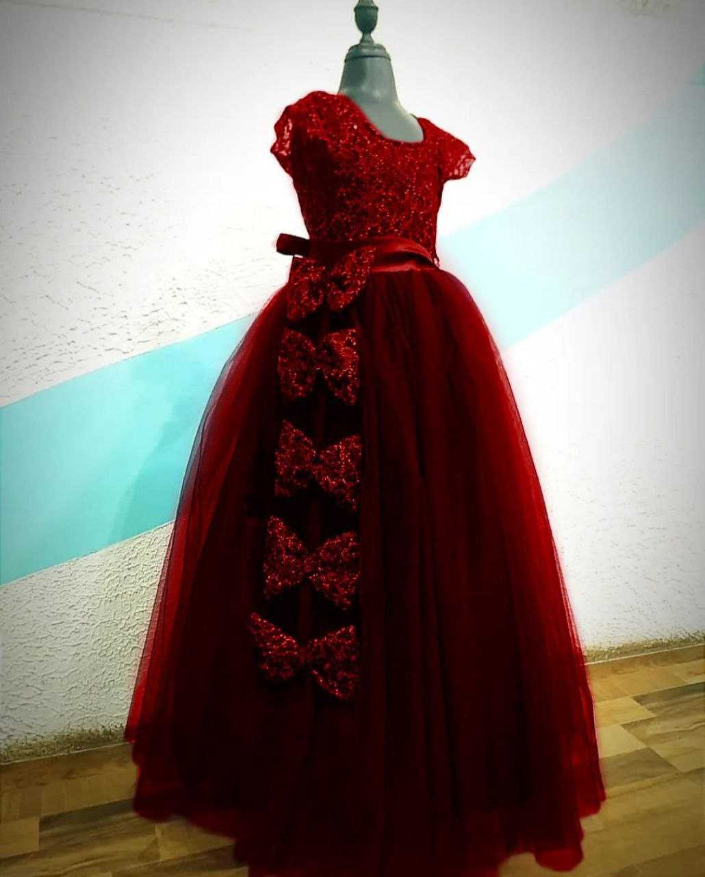 YNF Wholesale Soft Net Kids Frocks RIN157 PC KID 8018 | Surat Manufacturer