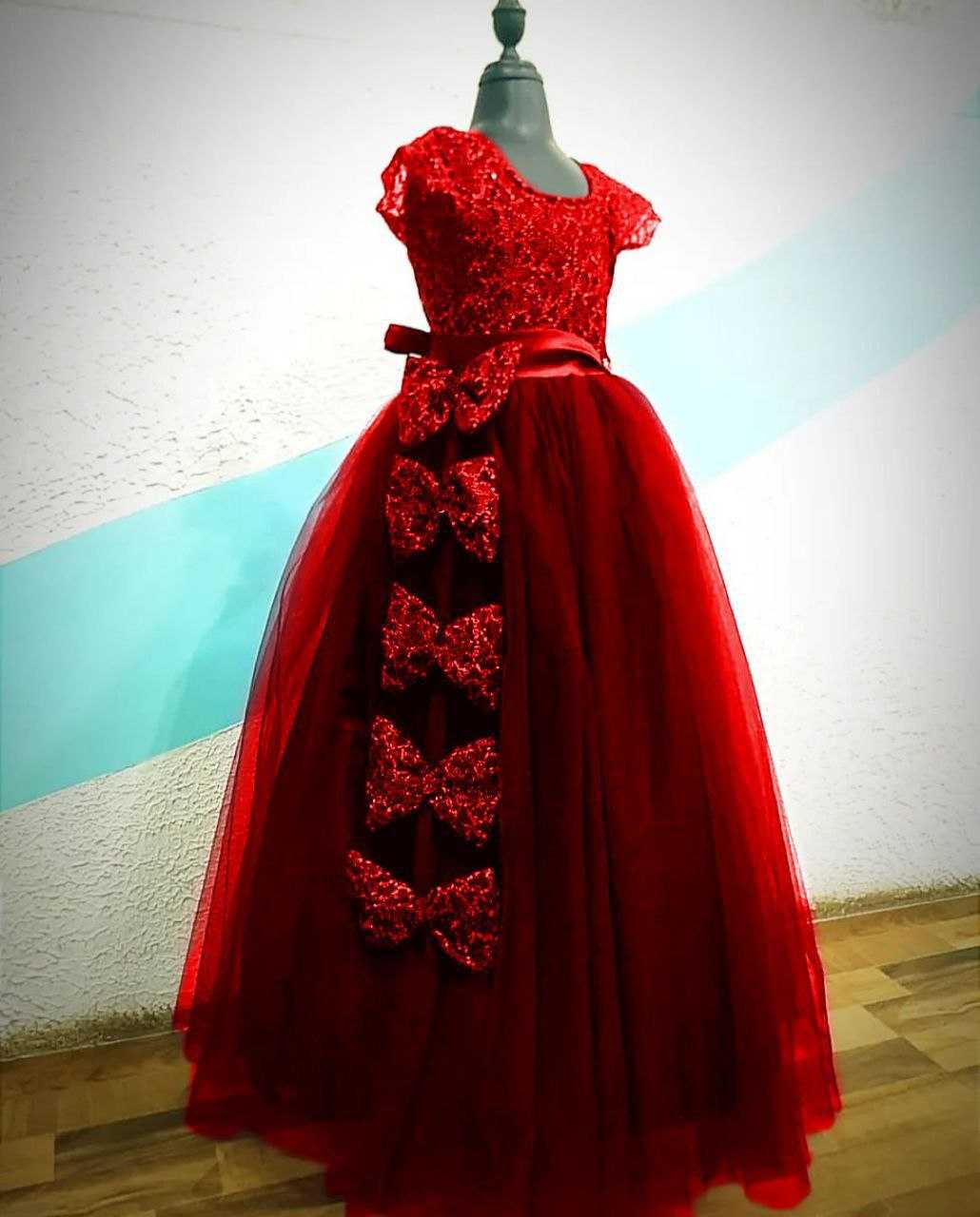 YNF Wholesale Soft Net Kids Frocks RIN157 PC KID 8018 | Surat Manufacturer