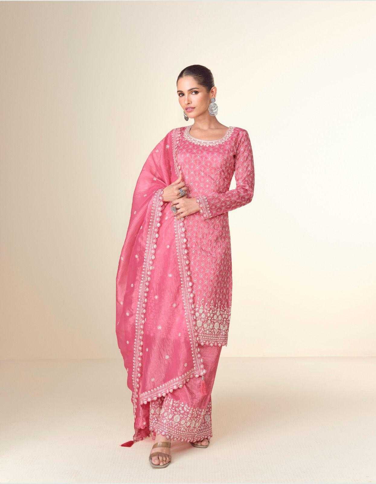 YNF Wholesale Tissue Palazzo Suit KESH481 AASHIRWAD ISHITA 10158 | Surat Manufacturer