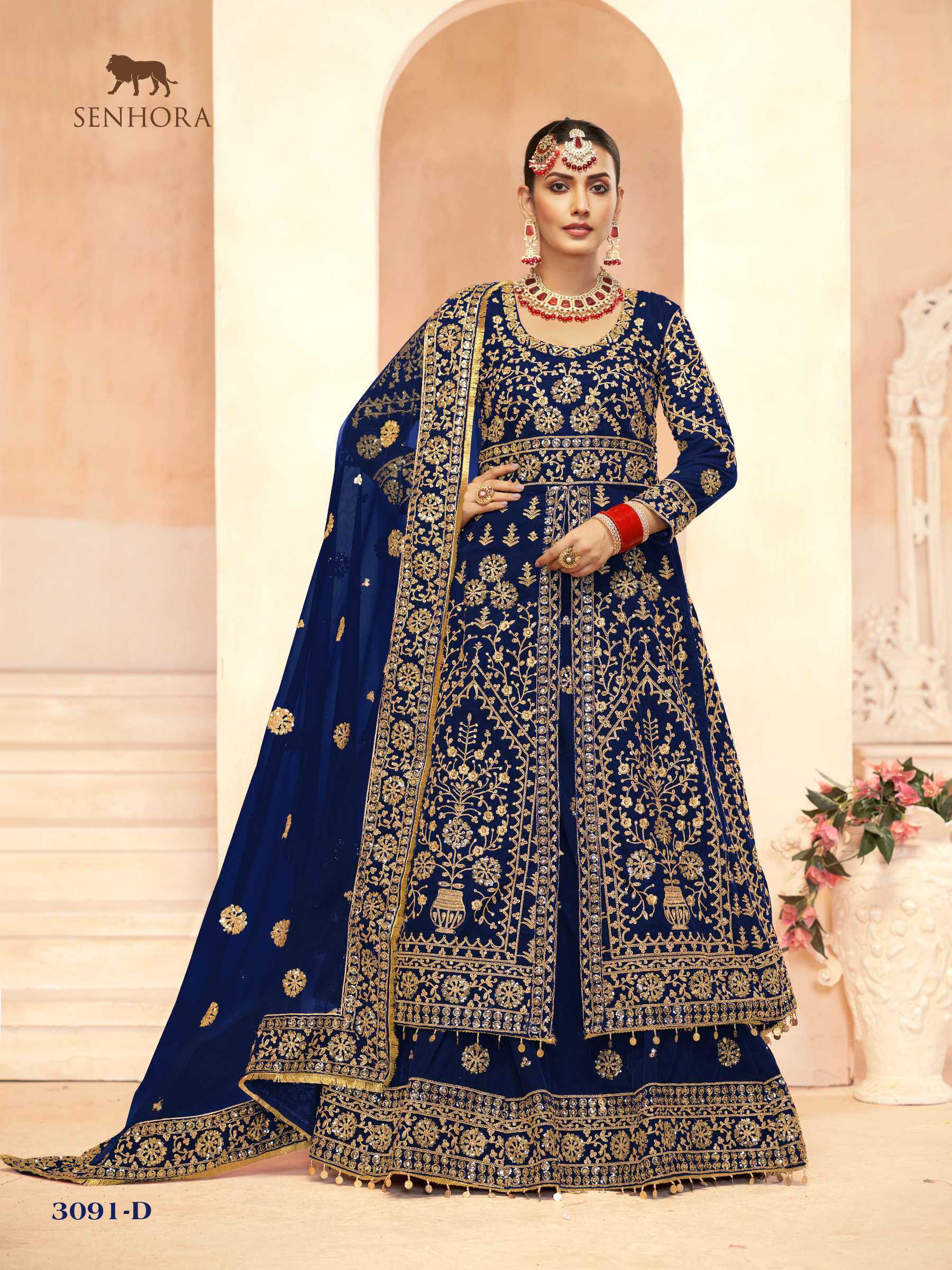 YNF Wholesale Velvet Designer Lehenga KESH630 KASHISH 3091A | Surat Manufacturer