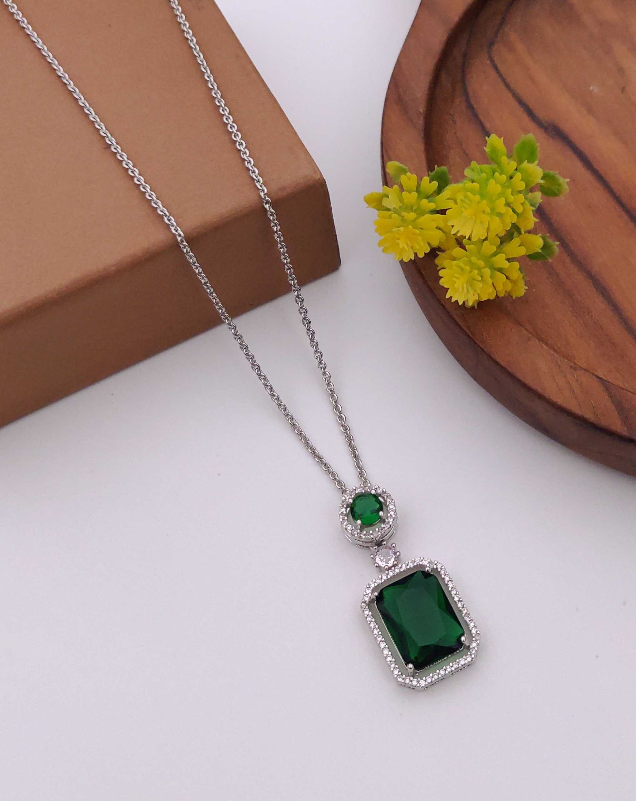 YNF Wholesale AD Diamond Artificial Pendant Set KESH191 114 | Surat Manufacturer