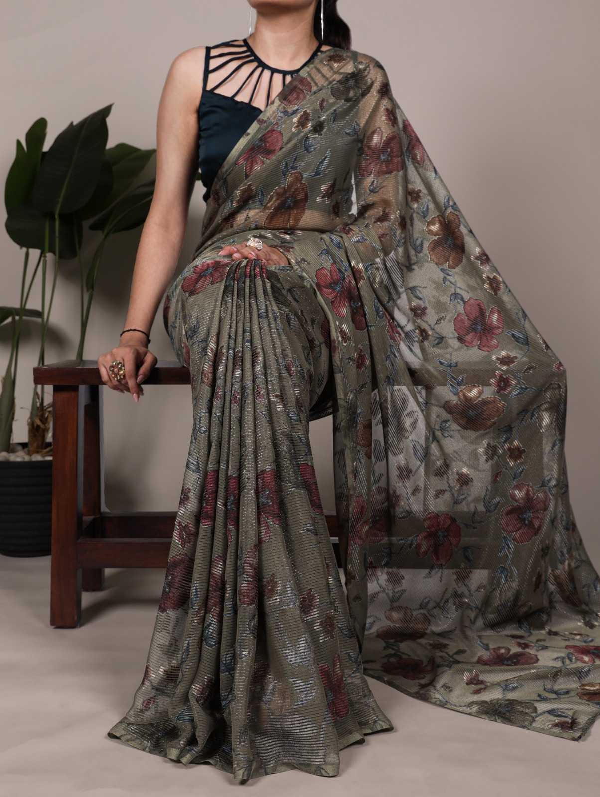 YNF Wholesale Brass Printed Sarees KESH530 KAMLA | Surat Manufacturer