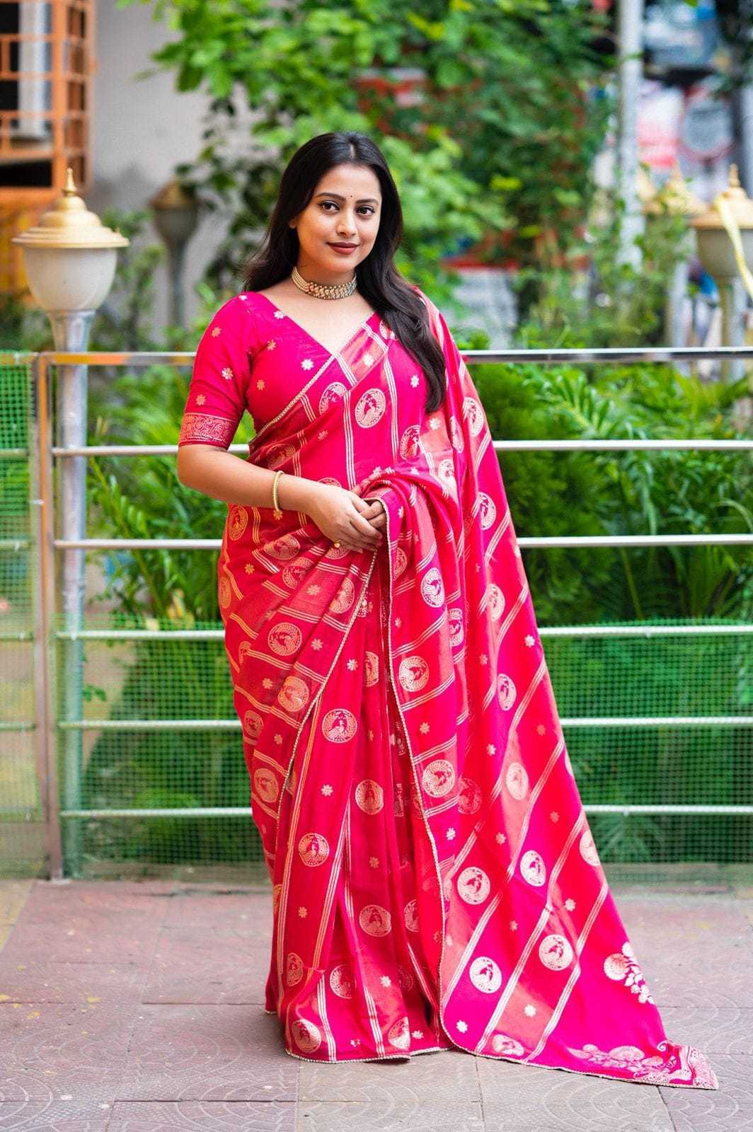 YNF Wholesale Chanderi Silk Banarasi Silk Sarees KESH433 489 chandani | Surat Manufacturer