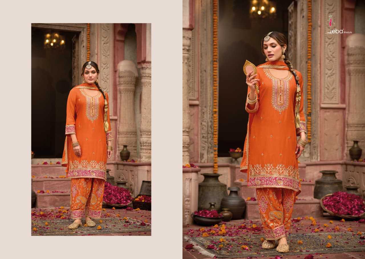 YNF Wholesale Chinon Embroidery Suits KESH530 EBA Kashish | Surat Manufacturer
