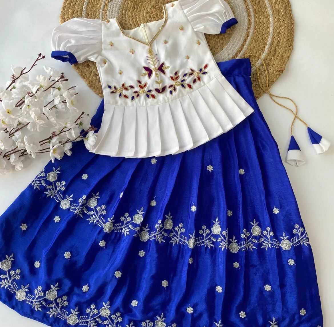 YNF Wholesale Chinon Kids Lehenga RIN235 NIYOGI | Surat Manufacturer