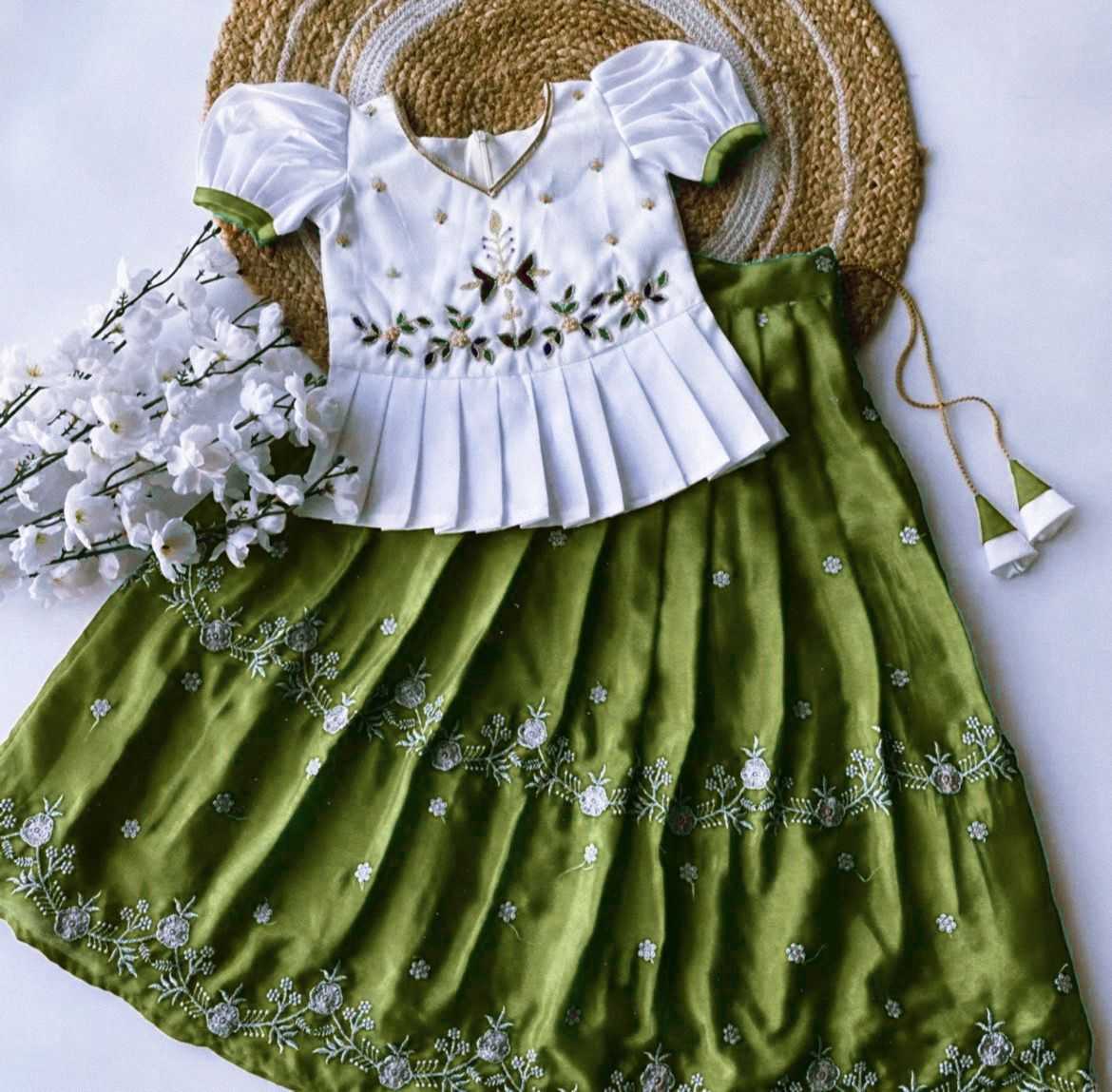 YNF Wholesale Chinon Kids Lehenga RIN235 NIYOGI | Surat Manufacturer