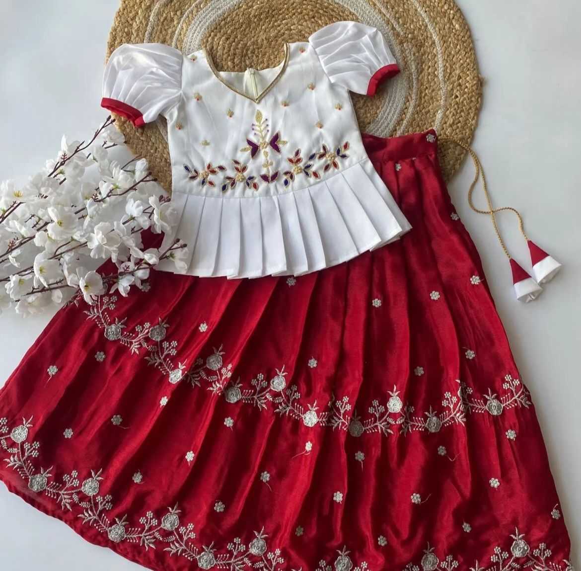 YNF Wholesale Chinon Kids Lehenga RIN235 NIYOGI | Surat Manufacturer