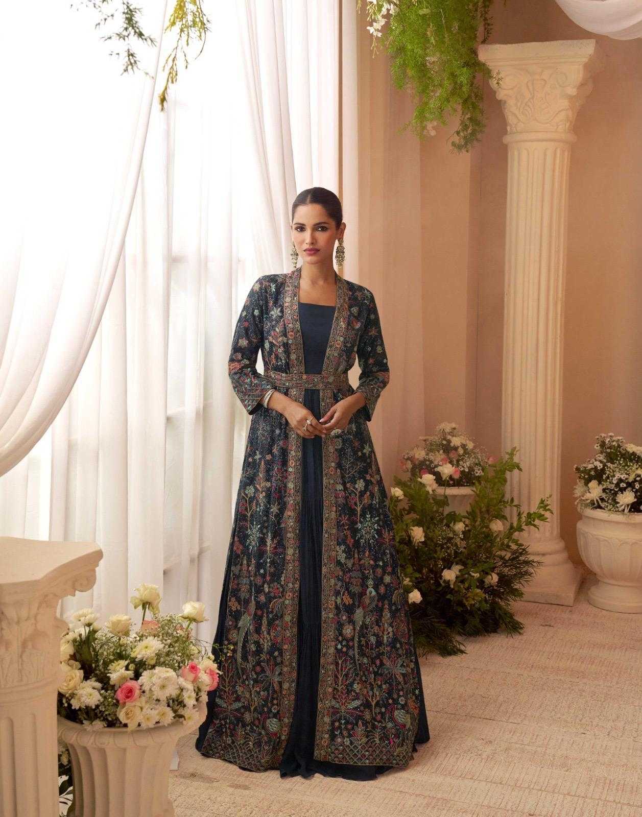 YNF Wholesale Chinon Silk Embroidery Gowns KESH481 SAYURI KASMIRA 10135 | Surat Manufacturer