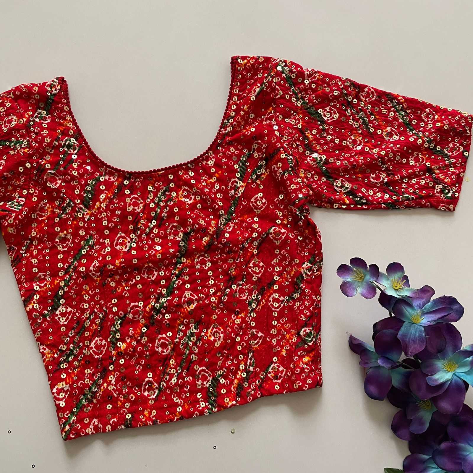 YNF Wholesale Crush Silk Printed Blouse KESH426 VEDA | Surat Manufacturer