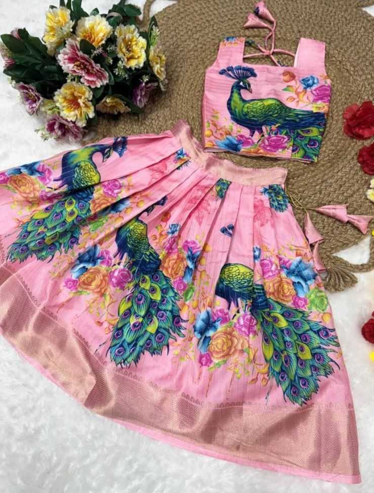 YNF Wholesale Dola Silk Kids Traditional Outfits RIN118 KANIKA | Surat Manufacturer