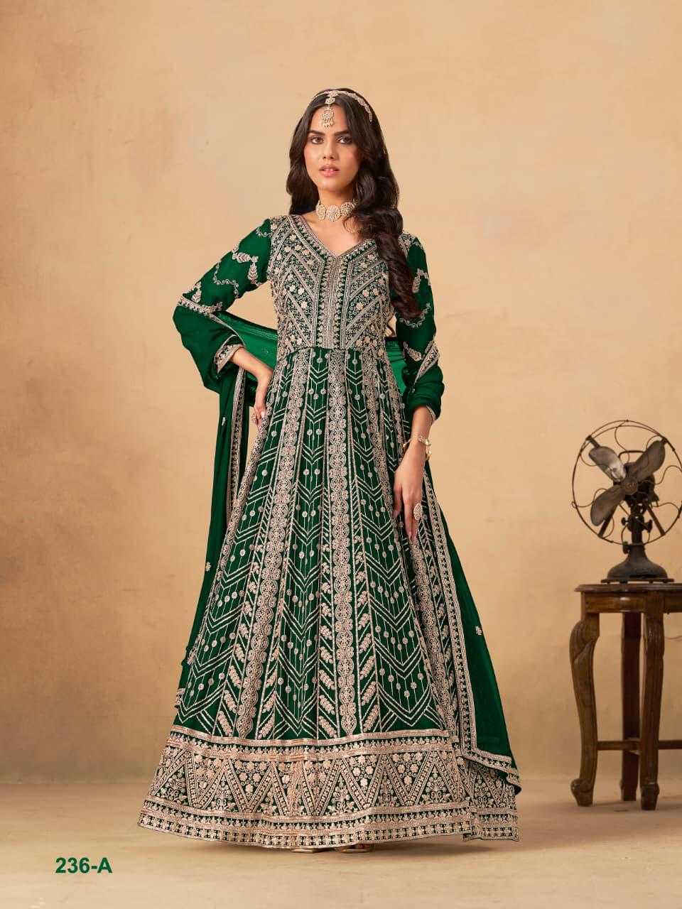 YNF Wholesale Faux Georgette Bridal Suits KESH481 BERLIN | Surat Manufacturer