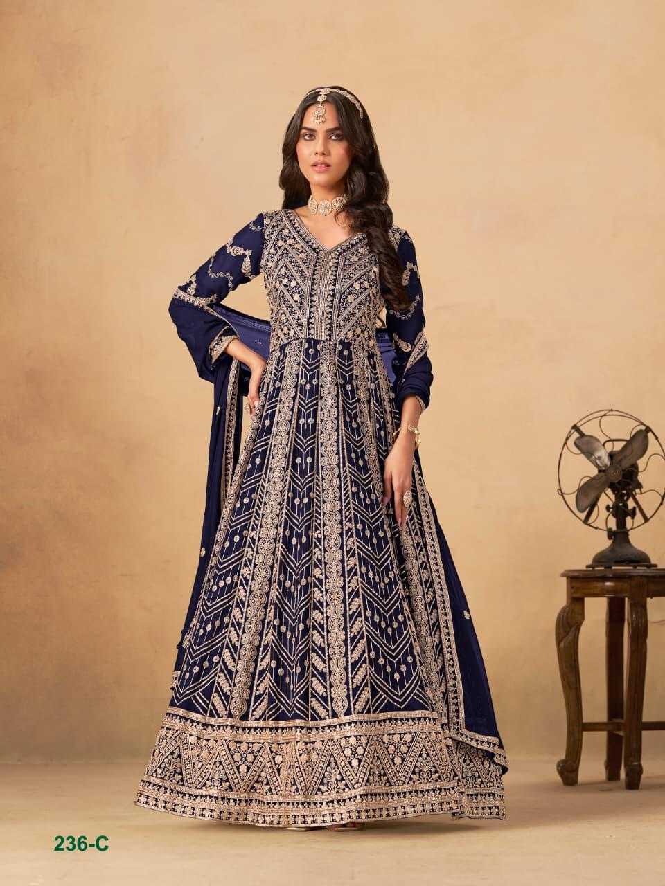 YNF Wholesale Faux Georgette Bridal Suits KESH481 BERLIN | Surat Manufacturer