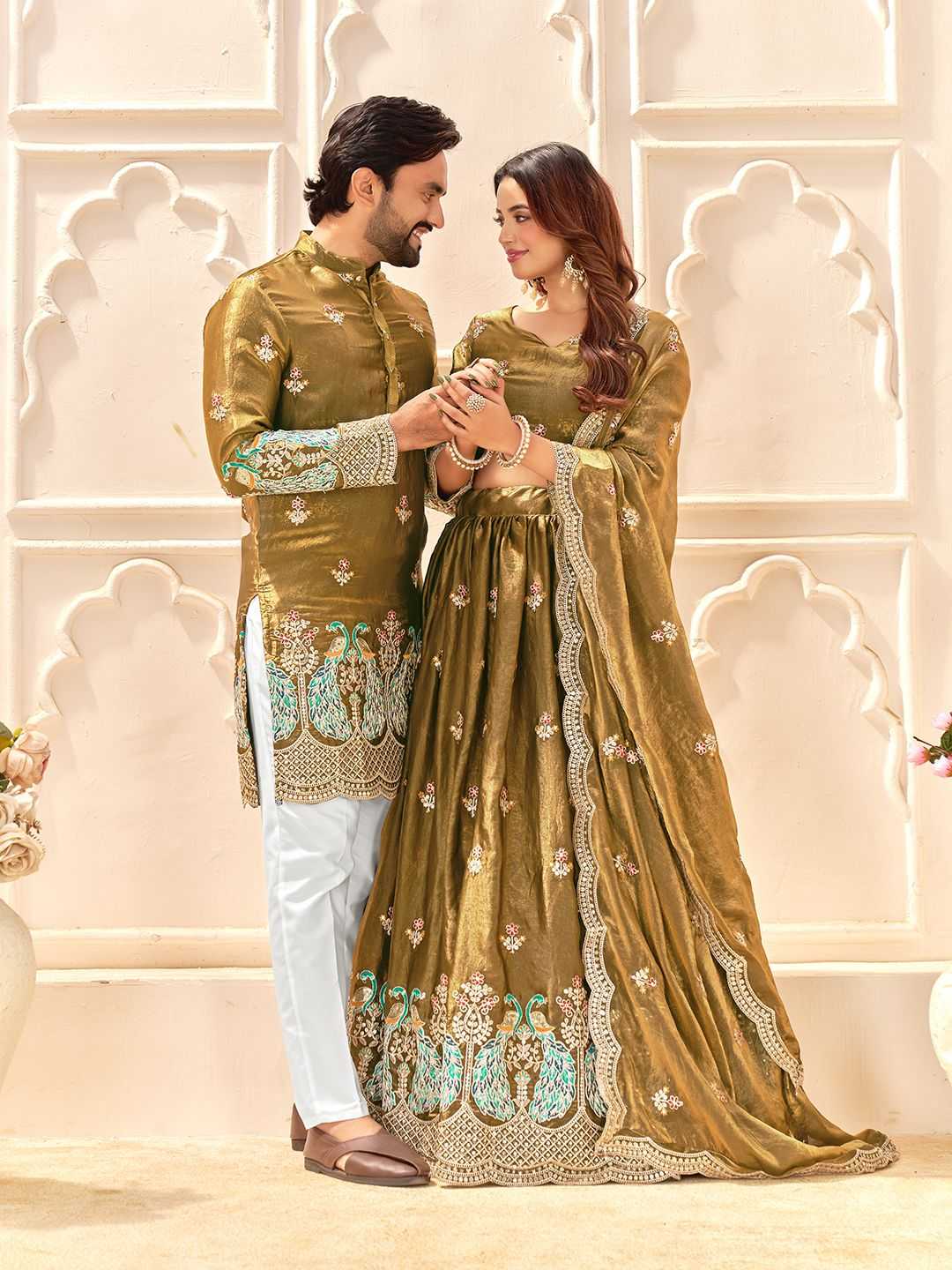 YNF Wholesale FENDY Designer Ethnic Outfits for Couples KESH530 SS Couple 7 | Surat Manufacturer