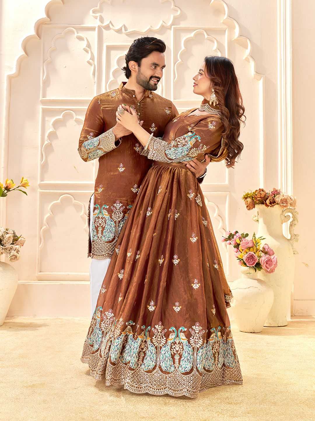 YNF Wholesale FENDY Designer Ethnic Outfits for Couples KESH530 SS Couple 7 | Surat Manufacturer