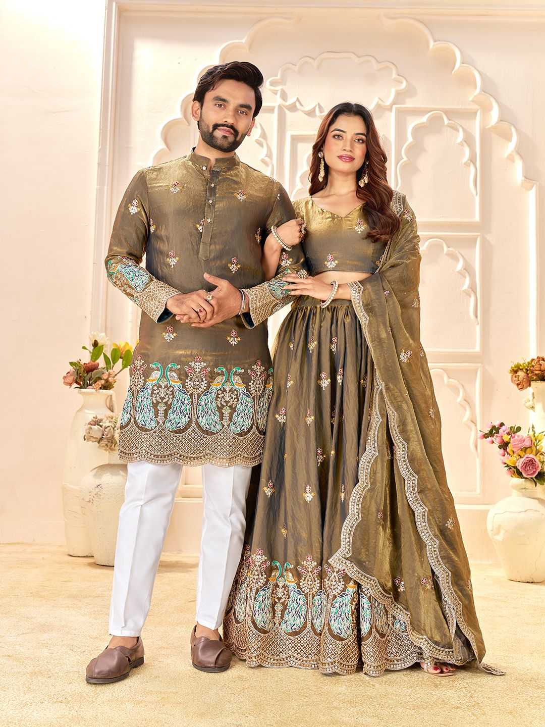 YNF Wholesale FENDY Designer Ethnic Outfits for Couples KESH530 SS Couple 7 | Surat Manufacturer